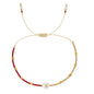 Go2boho New In Dainty Tiny Friendship Bracelets For Women Shell Letter Jewerly A-Z Charm Summer Fashion Design The Best Gift To
