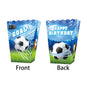 Blue Football Birthday Party Decoration Supply Birthday Soccer Plates Cups Napkins Towel Paper Tableware Tablecloth Party Favor