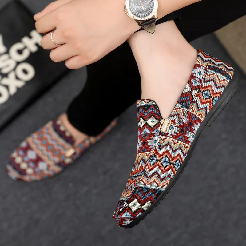 Summer Slip-on Shoes Man Loafers Comfortable Breathable Men's Casual Shoes Lightweight Flat Designer Shoes For Men Lazy Shoes
