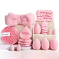 33pcs beauty set makeup kit  large and small beauty sponges for flawless makeup application and removal of makeup full set