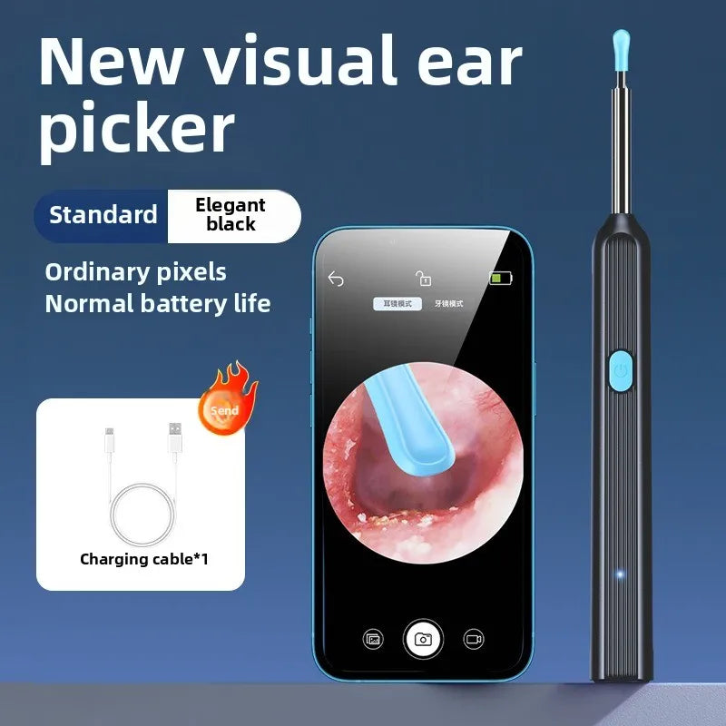 Smart Visual Ear Sticks Otoscope Endoscope Wax Removal Tool Earpick Mini Camera Health Care Ear Cleaner