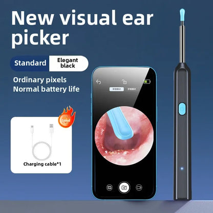 Smart Visual Ear Sticks Otoscope Endoscope Wax Removal Tool Earpick Mini Camera Health Care Ear Cleaner