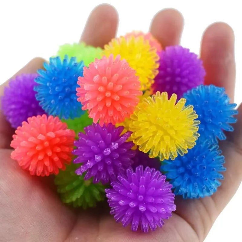 12/24PCS Hedgehog Ball Vent Decompression Myrica Rubra Toy Yoga Muscle Relaxation Acupoint Grip Fitness Touch Training Kneading