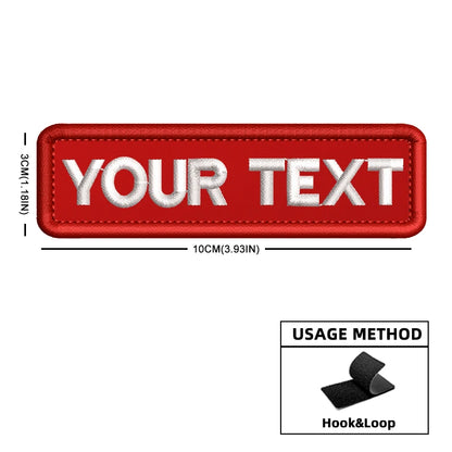 Custom Name Patch Color Matches Personalized Patches Embroidered Military Tactical Badge Stripes Emblems for Backpack Jacket