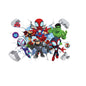 Cute mini Spiderman Super Heroes Wall Stickers For Kids Room Decoration Home Bedroom PVC Decor Cartoon Movie Mural Art Decals