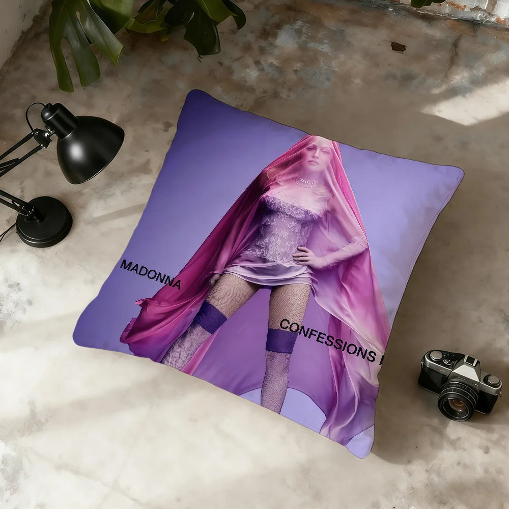 M-Madonna Confessions II 2026 cushion cover Home Office Convenient Nordic Simplicity Hit With Zipper Cushion Cover