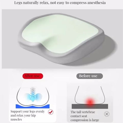 Seat Cushion Office Chair Cushions Memory Foam Massage Cushion Pad Car Massage Cushion Support Hip Comfort for Long Sitting