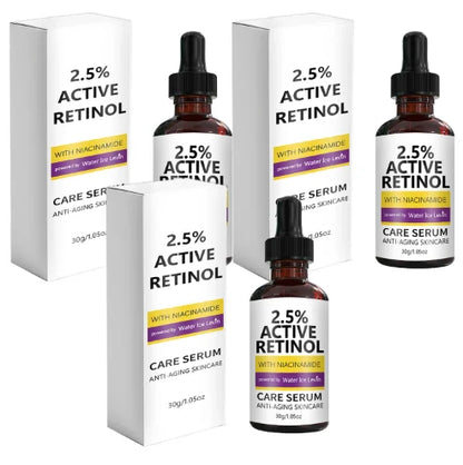 2.5% Active Retinol Care Serum - Anti-Aging, Moisturizing, Brightening with Niacinamide & Kojic Acid