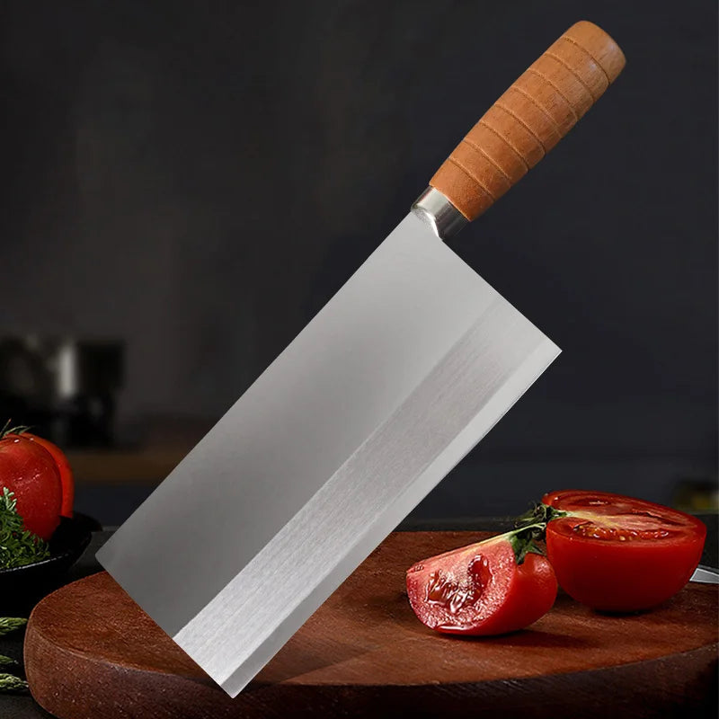 Handmade Forged Chinese Cleaver Knife Ultra Sharp Slicing Filleting Knives Chef Knife for Meat Vegetable Kitchen Cooking Tools