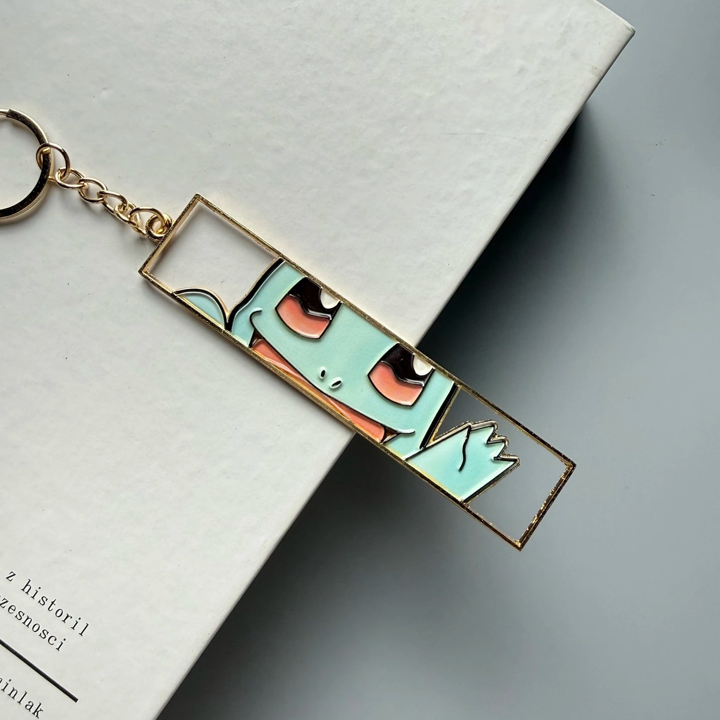 Anime Metal Hollow Out Keychains Bookmark Cute Jet Manga Fashion Bag Key Tag Jewelry Accessory Key Ring Holder Gift Anime