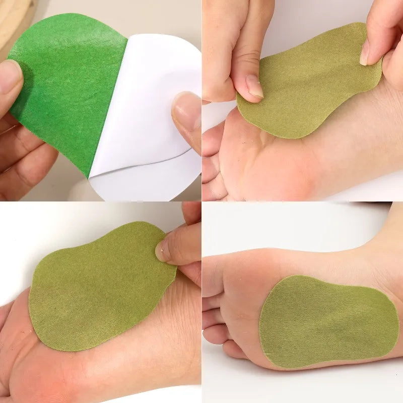 10/90pcs Wormwood Detox Foot Patch Acupuncture Patch Heat Long-lasting Warm Feet Patches Relieve Stress Help Sleeping Feet Care