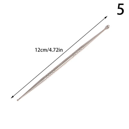 1Pcs Acupuncture Point Probe Stainless Steel Auricular Point Pen Beauty Ear Reflex Zone Massage Needle Detection Health Care