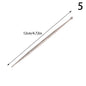 1Pcs Acupuncture Point Probe Stainless Steel Auricular Point Pen Beauty Ear Reflex Zone Massage Needle Detection Health Care