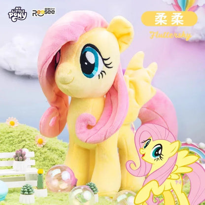2026HotNew My Little Pony Plush Toys Twilight Sparkle Pinkie Pie Rarity Fluttershy Applejack Rainbow Dash Stuffed Doll Xmas Gift