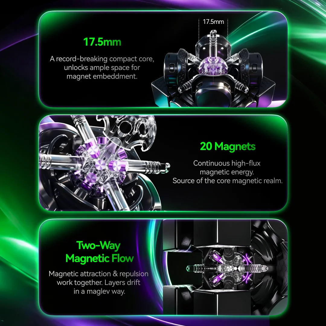 [JudyCube] GAN 17 MagDrive UV 3x3 Magnetic Magic Cube Gan17 New Flagship Stickerless Professional Fidget Toys Cubo Magico