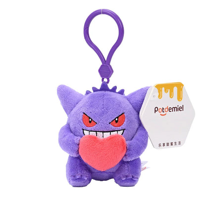 Pokemon Jigglypuff Bulbasaur Gengar Togepi Mimikyu Mew Kawaii Plush Stuffed Toy Keychain Backpack Pendant Keyring Birthday Gifts