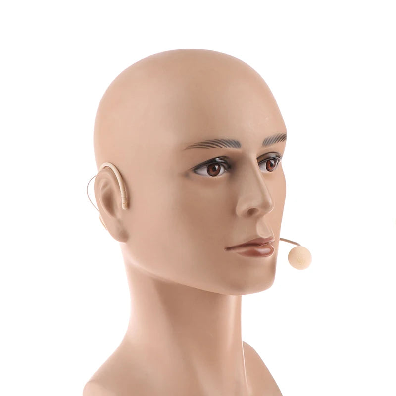 3.5MM Portable Head Mounted Earhook Wired Headset Microphone Loudspeaker Speech Teaching Conference Stage Performance SpeakerMic