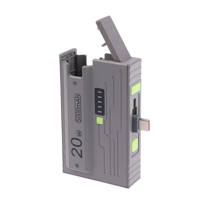 20W DIY Power Bank Box 21700 Universal Battery Charger Case Type-C Fast Charging For Mobile Phone Not Including Batteries
