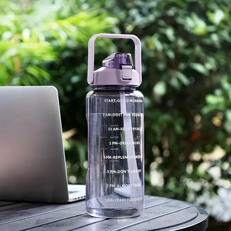 1 Piece, 64OZ (Approx. 2000ml)Large Outdoor Straw Water Cup, 1pc | Great for Hiking, Cycling, Birthday & Holiday Gifts
