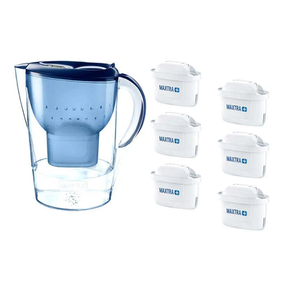 BRITA Oczyszczacz wody 3.5L Domowy dzbanek filtrujący wodę z wkładem filtrującym Dzbanek filtrujący wodę Seria Marella Ocean