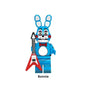 NEW FNAF Nights Game Figure Mini Figures Building BlocksSkeleton Thriller Toys gift kids toys mould king