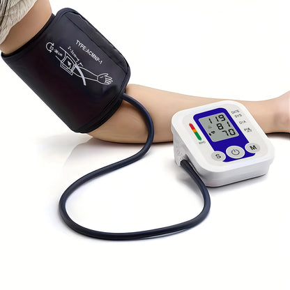 Digital Blood Pressure Monitor BP Testing Kit Medical Heart Rate Meter Armband Automatic Pulse Tonometer Health Care LED Display