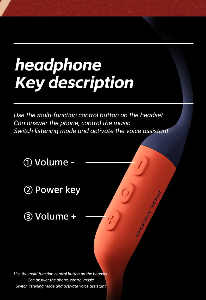 POLVCDG słuchawki z przewodnictwem kostnym Bluetooth, pamięć 32 GB, wodoodporność IPX8, słuchawki pływackie Bluetooth 5.4, materiał silikonowy, nowe X16 (2024)