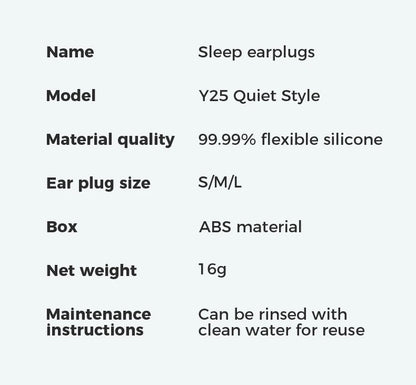 Soft Full Silicone Ear Plugs 25dB Noise Reduction Reusable Sleeping & Hearing Protection Earplugs for Concert