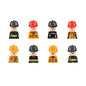 City Career 3D Building Block Dolls Toys Cartoon Character Models Mini Action Figures Educational Toys Children's Gifts