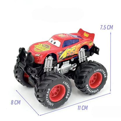 Hot Sale Bandai Pixar Cars Lightning McQueen Mater Mack Uncle Metal Model Racing Car Toys Children's Birthday NEWYEAR Gifts