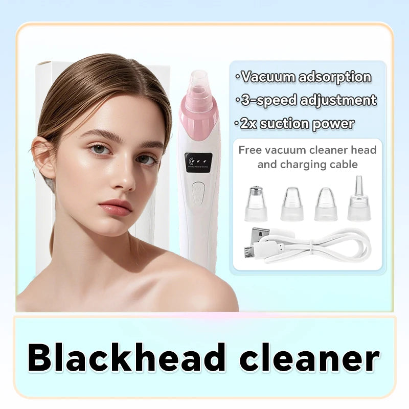 Electric Blackhead Remover Vacuum Cleaner Black Dots Vacuum Cleaner Skin Pimple Acne Extractor Facial Cleaning Electric