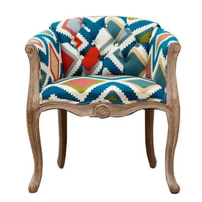 Leisure Sofa Chair, Solid Wood Antique Dining Chair, European Hotel Dining Chair, Living Room Leisure Sofa,Support Customization