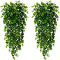 5 Head Artificial Plastic Plants fern Vine for Christmas Wreath Wedding arch Decor Home garden Wall Hanging Hot sales Diy Gift