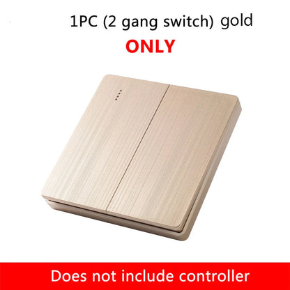 86 Wireless Smart RF 433Mhz 100-220V Wall Panel with Remote Control Mini Relay Receiver Home Led Light Lamp Switch