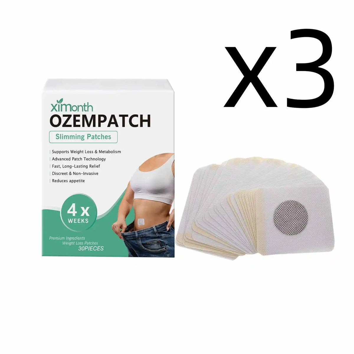 Herbal Navel Patch Promote Metabolism Burn Fat Improve Gastrointestinal Circulation Eliminate Edema Body Detoxification Stickers