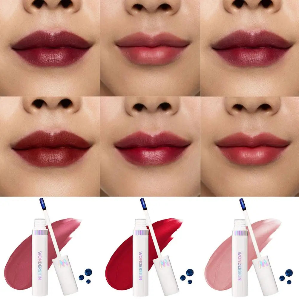 Waterproof Peel-Off Lip Stain Matte Tattoo Lip Tint Smudge-Free Sweat-Proof Non-Transfer Liquid Lipstick Beauty Cosmetics