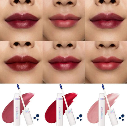 Waterproof Peel-Off Lip Stain Matte Tattoo Lip Tint Smudge-Free Sweat-Proof Non-Transfer Liquid Lipstick Beauty Cosmetics