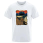 Summer Men High Quality T-shirt Cotton Blend Short Sleeve Print Casual Loose Men T Shirt O-neck Male T-shirt Male Tees  for Men