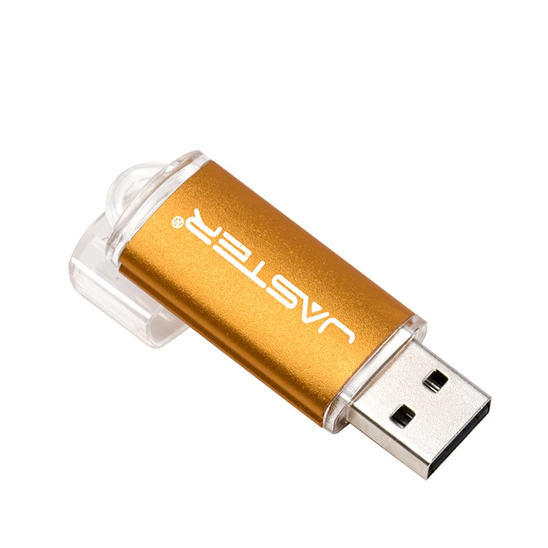JASTER Nowe przenośne dyski flash USB Metalowy Pendrive z brelokiem Pamięć USB 64GB/32GB/16GB/8GB/4GB Pendrive U Di