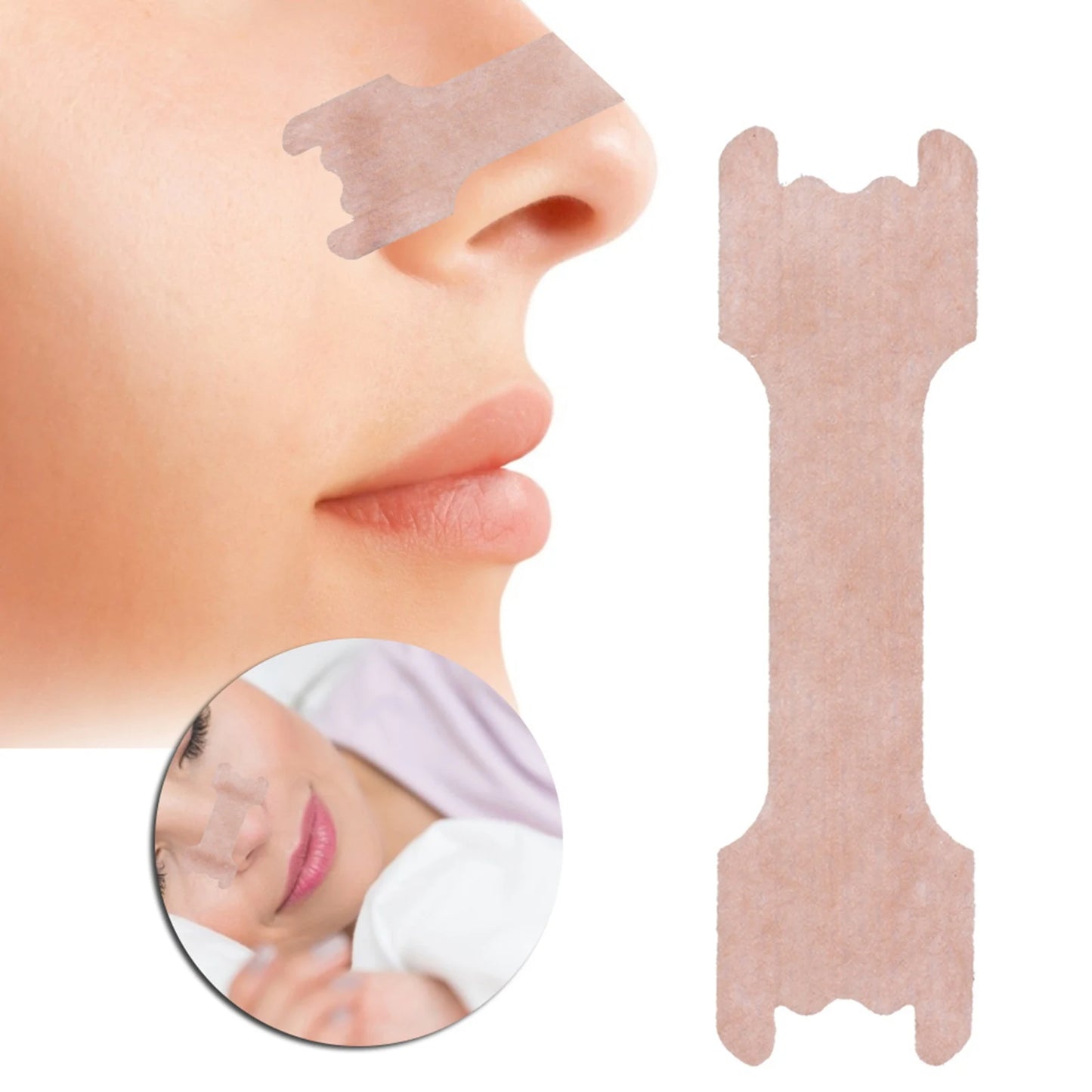 100pcs Breath Nasal Strips Right Aid Stop Snoring Nose Patch Good Healthy Sleeping Patch Product Easier Breath Sleep Aid Decive