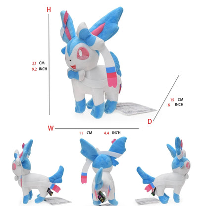 Pokemon Fit Pulsh Toys Gengar Caterpie Butterfree Litwick Lucario Mewtwo Gallade Haxorus Mew Furret Cute Stuffed Peluche Doll