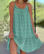 Summer 2026 Large Swing Strap Dress European American Leisure Style Printed Sleeveless Fashionable Casual Maxi Dress