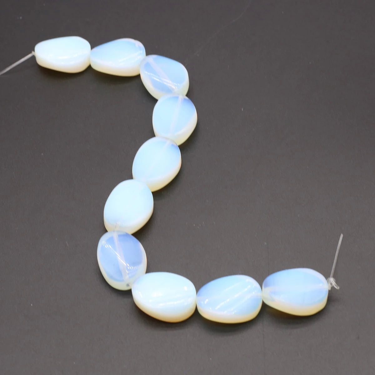 Natural Blue Turquoise Beads Faceted Natural Rose Quartzs Loose Spacer Beaded for Women DIY Jewerly Necklace Bracelet 19x14mm