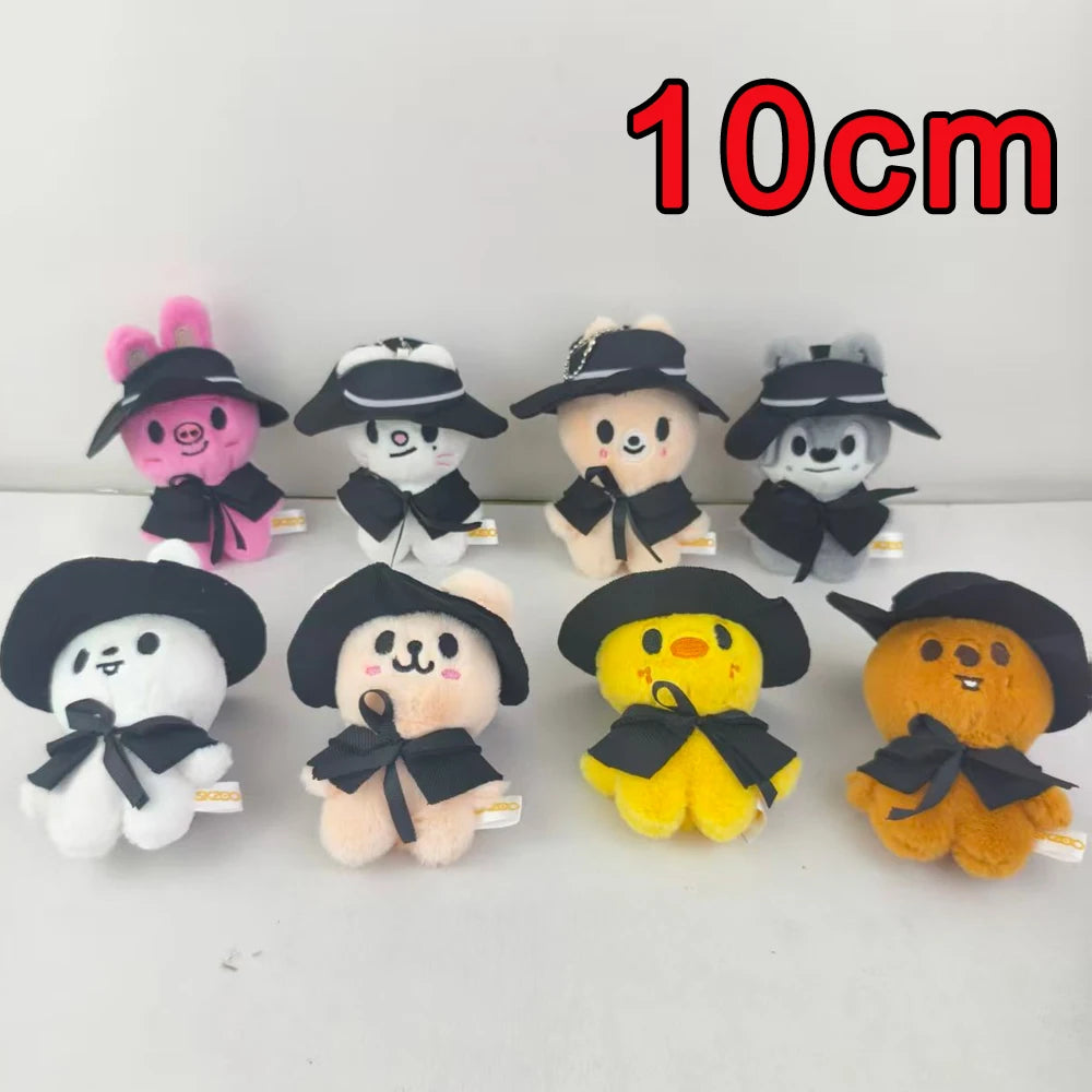 8pcs Skzoo Plush 25cm Kpop Cartoon Stuffed Animal Plushies Stray Kids Plush Doll Toys Kawaii JYP Adults KZ Fans Keychain  Gift