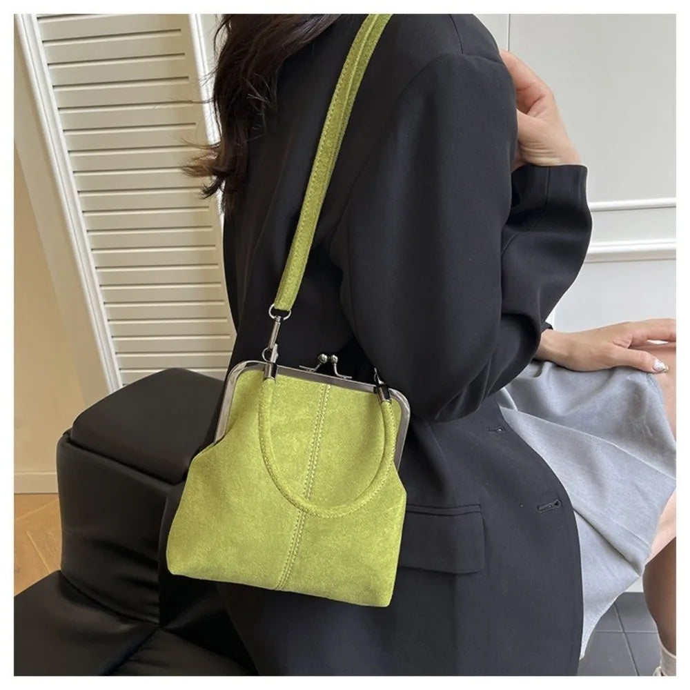 New Vintage Style Women Handbag Fashionable Navy Blue Designer Shoulder Bag Versatile Lady‘s Denim Purses Crossbody Bags