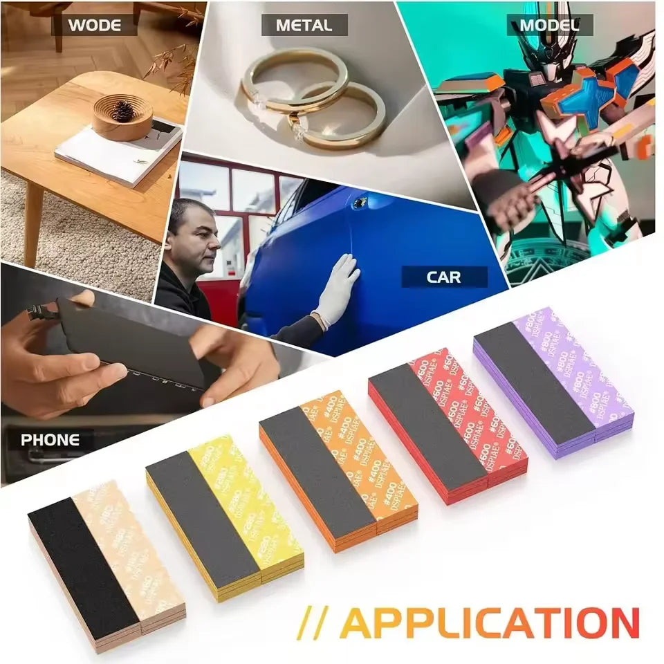 DSPIAE SS-S01 SS-S02 Model Sponge Sandpaper Combo Set for Gundam  Model Making Tool Grinding Polishing Sanding Paper DIY Craft