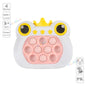 Electronic Pop Light Up Game Handle Toys for Children Adults Fidget Anti Stress Relief Toys Chases Light Game Console Xmas Gifts