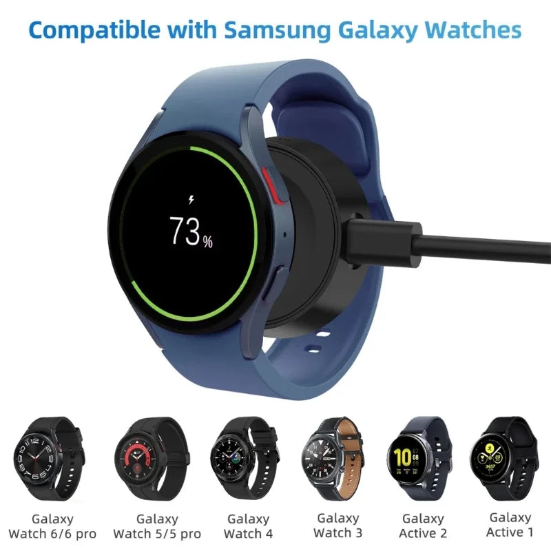 Ładowarka 2USB do Samsung Galaxy 8/7/6/6 Classic/Watch 5/5 Pro/4/3/Active/2 Akcesoria do smartwatchy Szybka ładowarka Zapasowa ładowarka