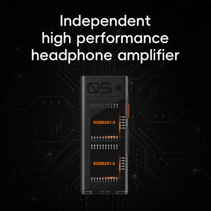 HiBy FC5 HiFi USB DAC Headphone AMP Dual flagship CS43198 DACs Dual SGM8261-5 Amplifiers DSD512 PCM 768kHz/32bit MQA 8x 245mW