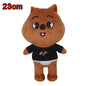 8pcs Skzoo Plush 25cm Kpop Cartoon Stuffed Animal Plushies Stray Kids Plush Doll Toys Kawaii JYP Adults KZ Fans Keychain  Gift